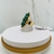 Anel festa de flor pedras Verde Esmeralda banhado a ouro ajustavel - comprar online