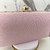 Bolsa clutch de telinha rosa bebê, com detalhes em dourado e fecho de bola - comprar online