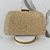 Bolsa Clutch dourada com detalhe em dourado