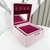 Porta joias p duplo corino rosa, veludo interno pink na internet
