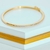 bracelete cravejado com fecho, banhado a ouro 18k - comprar online