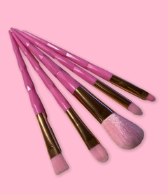 Set de 5 brochas unicornio rosa