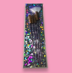 Set de 4 brochas UNICORNIO tono VIOLETA - comprar online