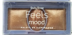 (HB7530-2) Paleta de iluminadores TONO 2 FEELS MOOD - RUBY ROSE