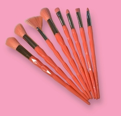 Set de 8 brochas UNICORNIO color SALMON