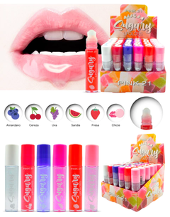 (CS3373-1) Brillo labial sabor BLUEBERRY - PINK 21 - comprar online