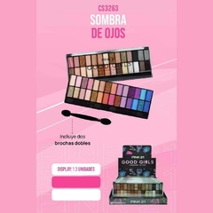 (CS3263-2) Paleta de sombras+glitter GOOD GIRLS TONO 2 - PINK 21 en internet