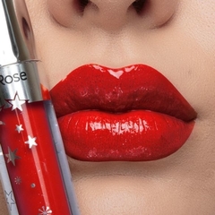 (HB8218-54) Gloss Labial Wow Shiny Lips Vermelho - RUBY ROSE