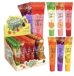 (REF3044.1.1x12) Set de 12 TROPICAL GLOSS con VITAMINA E