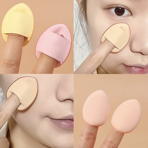 Mini esponja de maquillajes para dedos