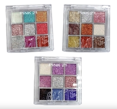 (CS4248X9) Set de 6 Paletas de glitters ULTRA BILLANTES - PINK 21 - comprar online