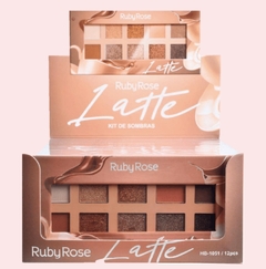 HB1051x3 - Set de 3 Paletas de sombras Latte - Ruby Rose