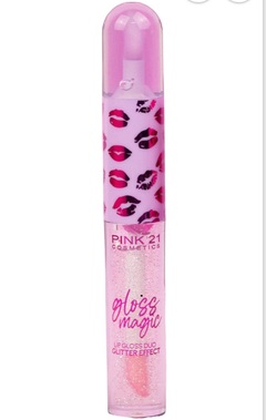 (CS3671-3) Gloss DUO efecto glitter TONO 3 - Pink 21
