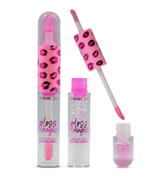 (CS3671-1) Gloss DUO efecto glitter TONO 1 - Pink 21 - comprar online