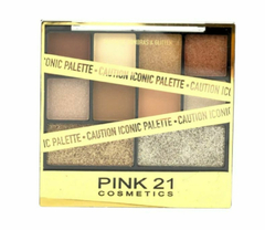 CS3285-1 Paleta de sombras y glitter Caution Iconic TONO 1 - Pink 21