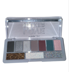 (CS4279-3) Paleta de sombras y glitters LOVE MAKER tono 3 - PINK 21