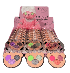 (CS4052X12) Set de 12 Paletas de sombras y glitter OSITO - PINK 21 - comprar online