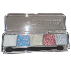 (CS4029-1) Paleta de 5 glitters GLAM ON YOU TONO 1 - PINK 21 - comprar online