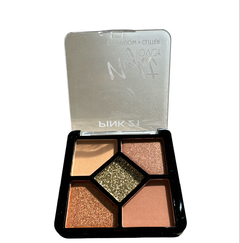 (CS4312-4) Paleta de sombras + Glitter NIGHT LOVER tono 4 - PINK 21