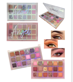 CS3888 - Paleta de 18 sombras + glitters ANGEL- PINK 21