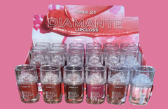 (CS3677x12) - Set de 12 Gloss labiales Diamante - PINK 21