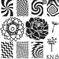 Placa de Stamping KN8 - KELLY NEGRI