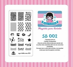 Placa de Stamping SB004 - SUGAR BUBBLES