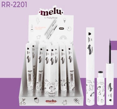 RR2201x12 - Set de 12 Delineadores líquidos NEGROS - MELÚ by Ruby Rose
