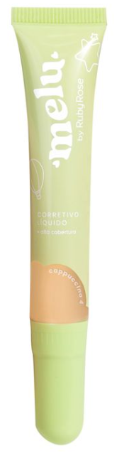 (HB8105-C4) Corrector líquido VEGANO con aplicador TONO CAPPUCINO 4 - MELU by Melu - Mibú Makeup