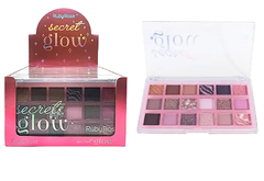 (HB1084x3) - Set de 3 Paletas de Sombras SECRET GLOW - Ruby Rose