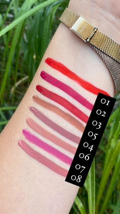 (CS2872-7) Labial mate SHOCK COLOR TONO 7 - PINK 21 - Mibú Makeup