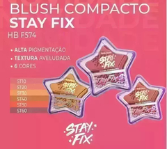 (HBF574x12) Set de 12 Rubores COMPACTOS estrella STAY FIX GRUPO 2 - RUBY ROSE - comprar online