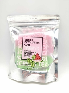 (TyL1995/2) Azúcar exfoliante en cubos SANDÍA y TÉ VERDE - TYL