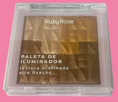 (HB7234-3) Paleta de iluminadores MASTER GLOW- RUBY ROSE