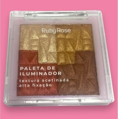 (HB7234-1) Paleta de iluminadores FIREGLOW - RUBY ROSE