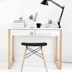 Escritorio Moderno minimalista Melamina + Madera masisa Modelo Limay Factory Muebles - comprar online