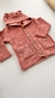 Campera Teddy Verano - Rosa viejo con brillitos - comprar online