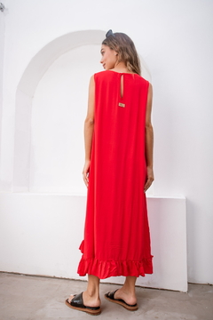 Vestido AMBAR Rojo -$16.380 trans. - RP boutique