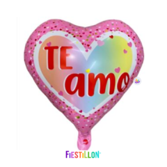 GLOBO CORAZON ROSA TE AMO