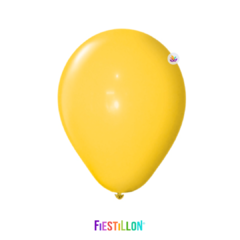 GLOBOS LATEX PERLADO AMARILLO 9" x25