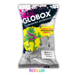 GLOBOS LATEX PERLADO BLANCO 9" x25 - comprar online