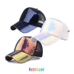 GORRA N4 VISERA CON LENTEJUELAS