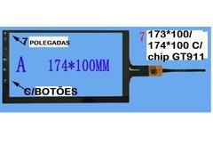 Touch Screen Capacitivo C/botões Chip Gt911 Multimídia 7