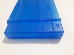 Case Carcaça Para Cartucho Super Nintendo Snes - Novo - Azul - TUDO PRA MULTIMIDIA