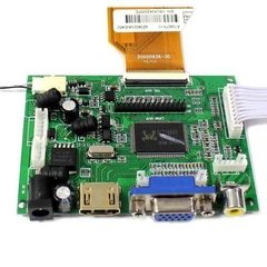 Tela Lcd 9 Pol Cubieboard Raspberry Pi Hdmi Vga Av Controle - loja online