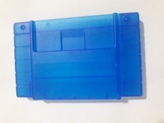 Case Carcaça Para Cartucho Super Nintendo Snes - Novo - Azul - loja online
