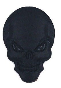 Adesivo Cranio Caveira Preto 3d Top Linha Carro Moto Skull - comprar online
