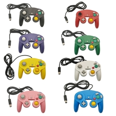 Controle classic para jogos, com fio, controle remoto para nghz gamecube