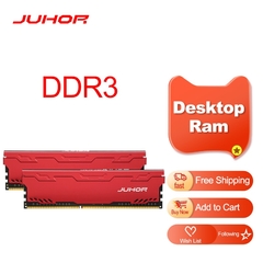 Ram ddr3 da memória do desktop de juhor memoria 4gb 8gb 1600mhz 1866mhz novos ram de dimm ddr3 com dissipador de calor