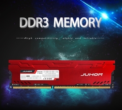 Ram ddr3 da memória do desktop de juhor memoria 4gb 8gb 1600mhz 1866mhz novos ram de dimm ddr3 com dissipador de calor na internet